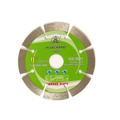 La stampa fredda 4inch 105×1.2/1.8×10×20×8T di alta qualità ha segmentato Diamond Blade For General Purpose, pietra