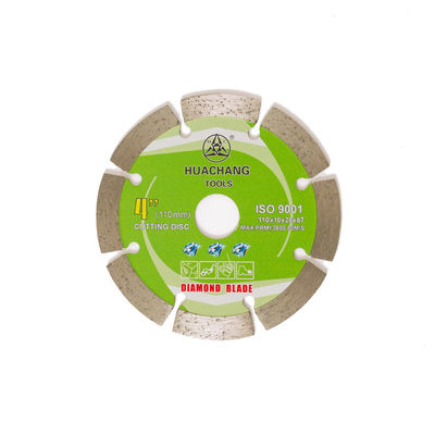 Stampa fredda 4.3inch 110×1.2/1.8×10×20×8T Diamond Blade For General Purpose segmentato alta qualità con lunga vita