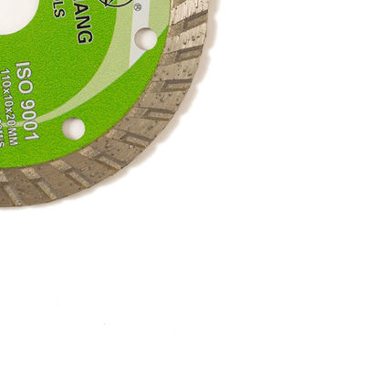 Stampa fredda 4.3inch “110×1.2/1.8×10×20mm Turbo Diamond Blade For General Purpose, ceramico, di marmo e concreto