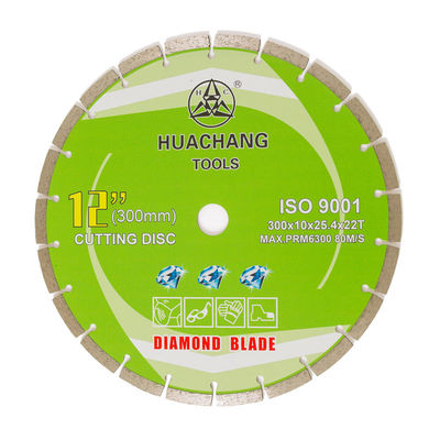 stampa fredda 12inch “Diamond Blade For General Purpose segmentato 300×2.0/3.0×10×25.4×22Tmm, pietra di alta qualità