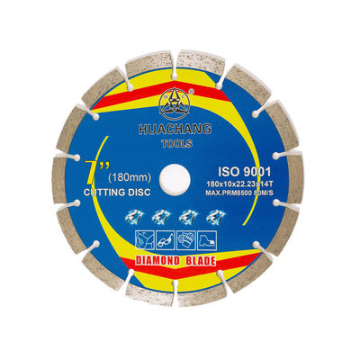 ruota tagliente concreta 180×1.6/2.2×10×22.23×14T per la smerigliatrice 180mm Diamond Tile Cutting Blade