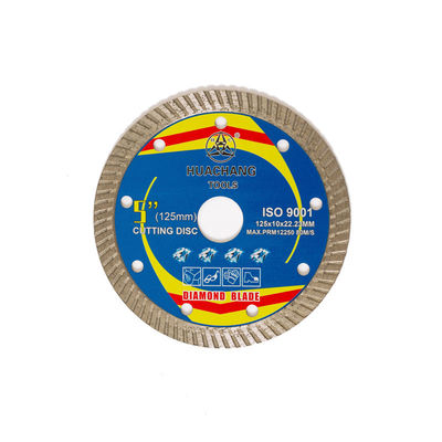 Corpo di acciaio di Diamond Blade 65Mn della porcellana di alta qualità 5inch “125×1.2/2.0×10×22.23mm della pressa a caldo con vita tagliente lunga