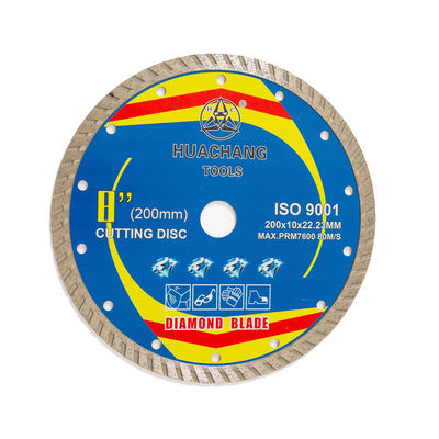 Corpo di acciaio di Diamond Blade 65Mn della porcellana della pressa a caldo 8inch “200×1.6/2.6×10×22.23mm di alta qualità con vita tagliente lunga