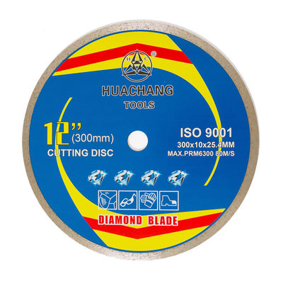 uso generale di Diamond Tile Saw Blades For della pressa a caldo di 12inch “300×2.0/3.0×10×25.4mm, ceramico, di marmo e concreto