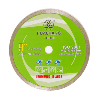Lunga vita continua fredda della stampa 9inch 230×1.8/2.6×10×22.23mm Rim Diamond Blade For Ceramic With