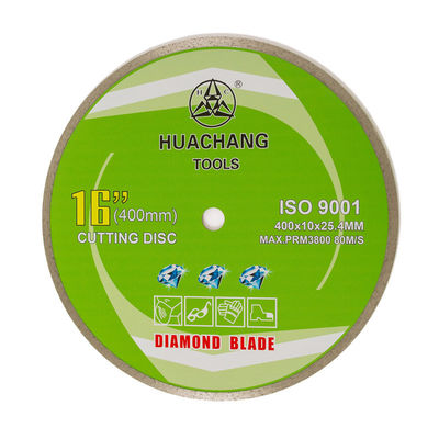 lunga vita continua di Rim Diamond Blade For Ceramic With della stampa fredda di 16inch “400×2.6/3.4×10×25.4mm