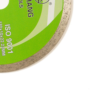 La stampa fredda 7inch 180×1.6/2.2×10×22.23mm Rim Diamond Blade For Ceramic continuo, marmorizza con vita tagliente lunga