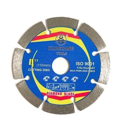 Pressa a caldo	110×1.2/1.8×10×20×8T ha segmentato la lama Diamond Saw Blade For Ceramic, le mattonelle, il granito, il marmo, il calcestruzzo ed il mattone