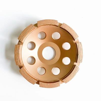 Il laser di alta qualità 4inch ha saldato la singola fila Diamond Cup Wheel For Concrete, la pietra, materiali da costruzione duri di 105mm