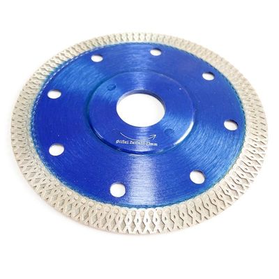 Scopo circolare blu della pressa a caldo 5inch 125x0.8/1.2x10x22.23mm Diamond Saw Blade For General di HUACHANG, ceramico, mattone