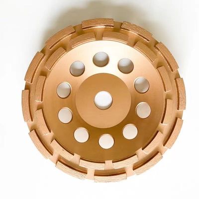 ruota a 9 pollici della tazza di 230mm Diamond Cup Wheel Double Row per i materiali da costruzione duri della pietra