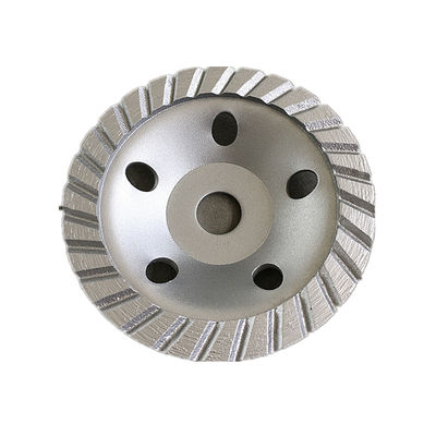 ruota sinterizzata 105×4.5×20×22.23mm della pressa a caldo 4inch 105mm Diamond Continuous Turbo Grinding Cup per calcestruzzo, pietra