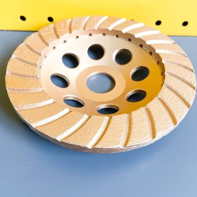 Lo strumento 6inch di HuaChang ha sinterizzato la ruota di 150mm Diamond Continuous Turbo Grinding Cup per calcestruzzo, la pietra, materiali da costruzione