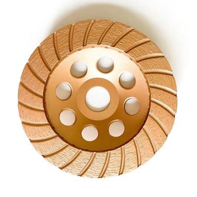 Ruota di alta qualità 7inch 180×4.5×20×22.23mm Diamond Continuous Turbo Grinding Cup per calcestruzzo, pietra