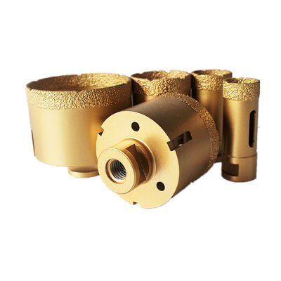taglienti asciutti del marmo della ceramica di vetro delle mattonelle di Ganite della porcellana di 28×10×60×M14 Diamond Core Drill Bits For con alta qualità