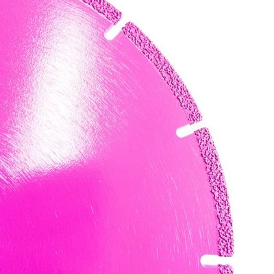 Il vuoto di alta qualità 100×1.4/2.2×5×20×12T ha brasato l'industria di trasformazione di Diamond Saw Blade For Machinery