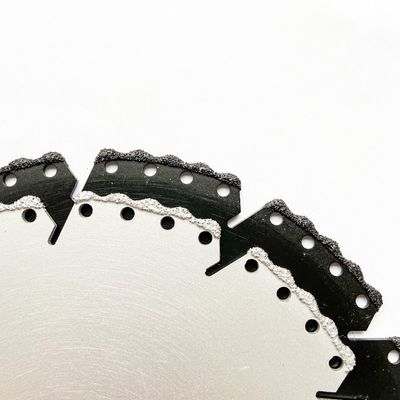 Marmo di plastica ceramico della pietra brasato vuoto di alta qualità 5inch 125×1.4/2.4×8×9T×22.23mm Diamond Grinding Cutting Disc For