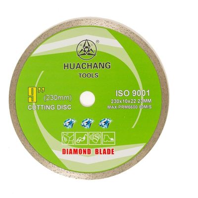 stampa fredda di alta qualità 9inch 230×1.8/2.6×10×22.23mm Rim Diamond Blade For General Purpose continuo, ceramico, di marmo