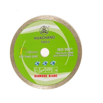 stampa fredda di alta qualità 7inch 180×1.6/2.2×10×22.23mm Rim Diamond Blade For Ceramic continuo, marmo