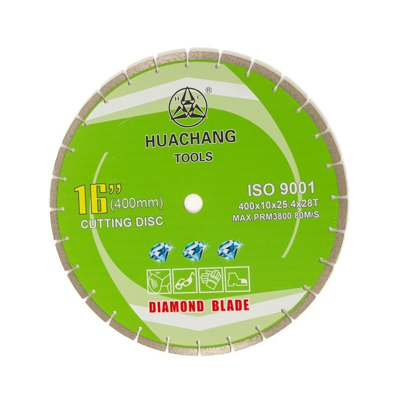 La stampa fredda 16inch 400×2.6/3.4×10×25.4mm×28T di alta qualità ha segmentato Diamond Blade For General Purpose, pietra