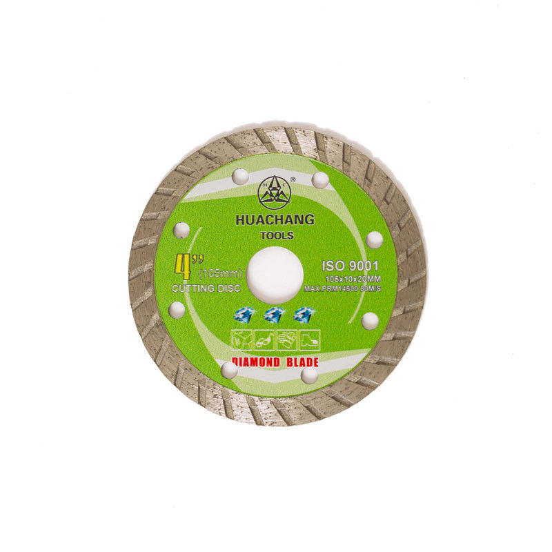 Stampa fredda 4inch 105*1.8/1.2*10*8*20mm Turbo Diamond Blade For General Purpose, ceramico, di marmo e concreto