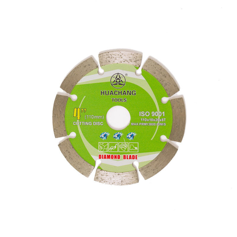 Stampa fredda 4.3inch 110×1.2/1.8×10×20×8T Diamond Blade For General Purpose segmentato alta qualità con lunga vita
