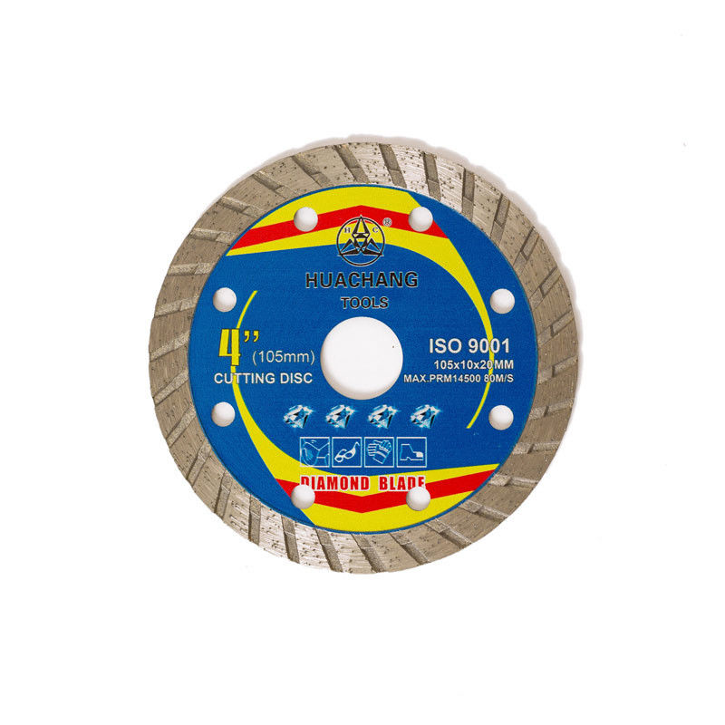 Corpo di acciaio di Diamond Blade 65Mn della porcellana di alta qualità della pressa a caldo 4inch 105*1.8/1.2*10*8*20mm con vita tagliente lunga