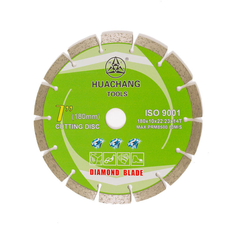 La stampa fredda 7inch 180×1.6/2.2×10×22.23×14T ha segmentato Diamond Blade For General Purpose, la pietra ed il calcestruzzo