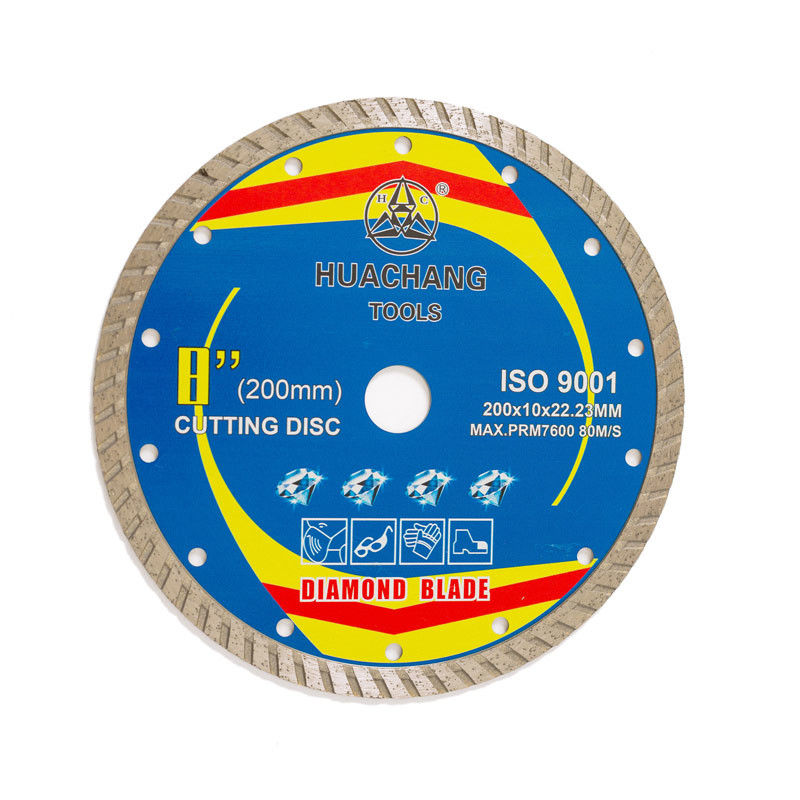 Corpo di acciaio di Diamond Blade 65Mn della porcellana della pressa a caldo 8inch “200×1.6/2.6×10×22.23mm di alta qualità con vita tagliente lunga