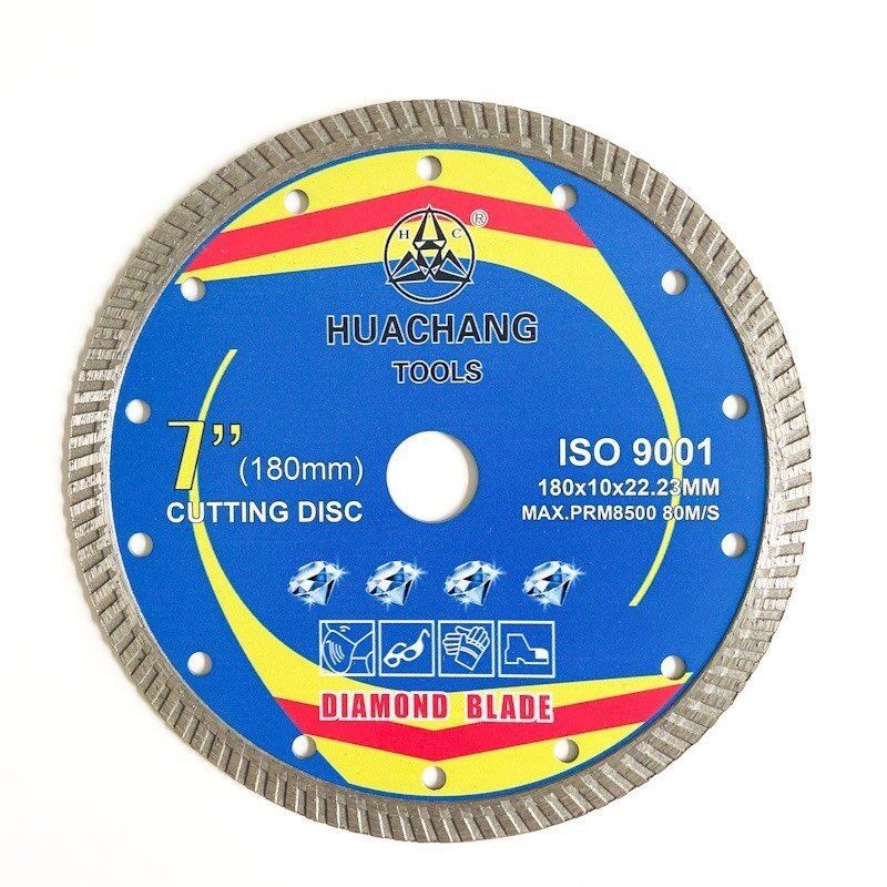Disco a 6 pollici di taglio di 180mm Diamond Blade High Quality Porcelain per la mimosa pendula della smerigliatrice di angolo 22.23mm