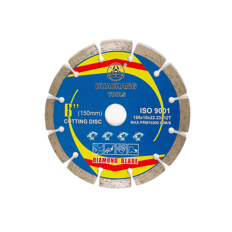Pressa a caldo 150×1.4/2.0×10×22.23×12T a 6 pollici Diamond Concrete Saw Blade Concrete Diamond Blade For Grinder