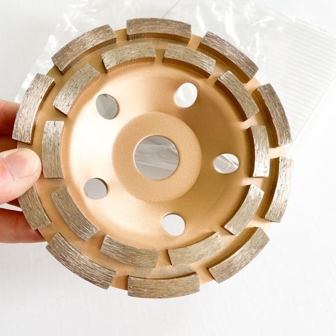 115mm 4-1/2 dentro. Doppio doppio Diamond Cup di Diamond Cup Wheel For Stone di fila