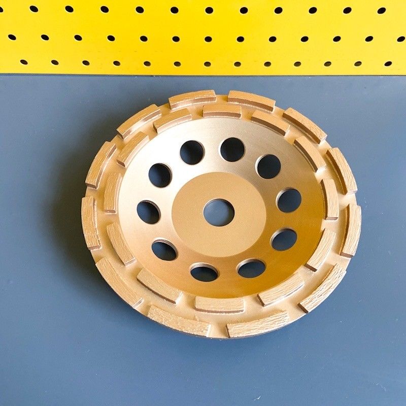 ruota a 9 pollici della tazza di 230mm Diamond Cup Wheel Double Row per i materiali da costruzione duri della pietra
