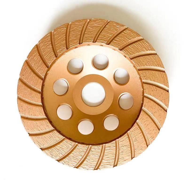 Ruota di alta qualità 7inch 180×4.5×20×22.23mm Diamond Continuous Turbo Grinding Cup per calcestruzzo, pietra