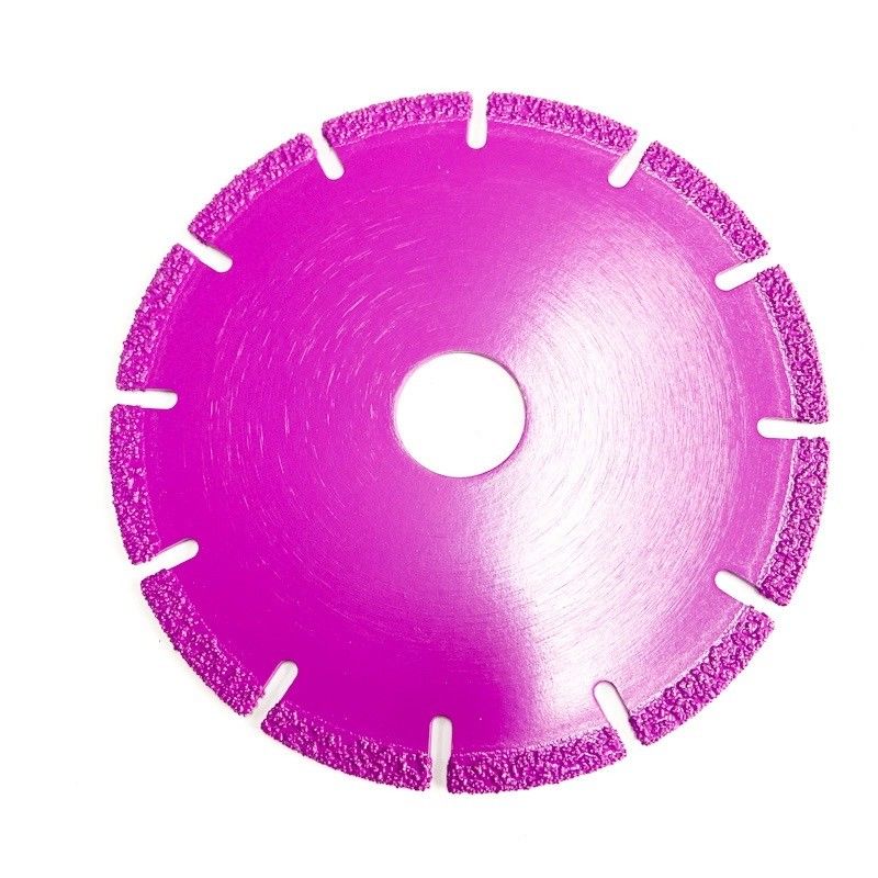 Il vuoto di alta qualità 100×1.4/2.2×5×20×12T ha brasato l'industria di trasformazione di Diamond Saw Blade For Machinery