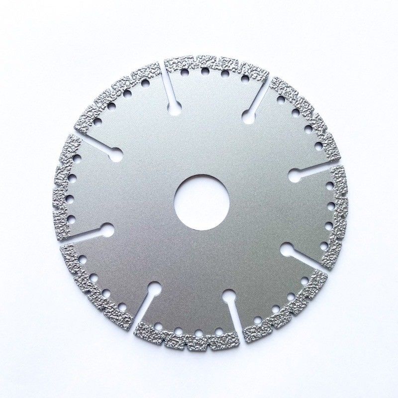 il vuoto di 4.5inch 115×1.4/2.4×8×9T×22.23 ha brasato la qualità di Diamond Grinding Cutting Disc High per il marmo di plastica ceramico della pietra