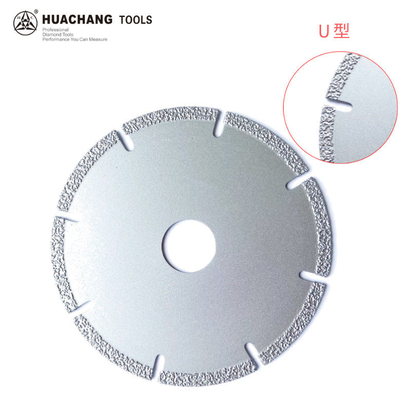 il vuoto di alta qualità di 4.5inch 115×1.4/2.2×5×22.23×9T ha brasato il marmo di plastica ceramico della pietra di Diamond Grinding Cutting Disc For