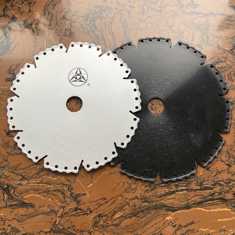 Il buon vuoto di sguardo 5inch 125×1.4/2.4×8×9T×22.23 ha brasato il marmo di plastica ceramico della pietra di Diamond Grinding Cutting Disc For