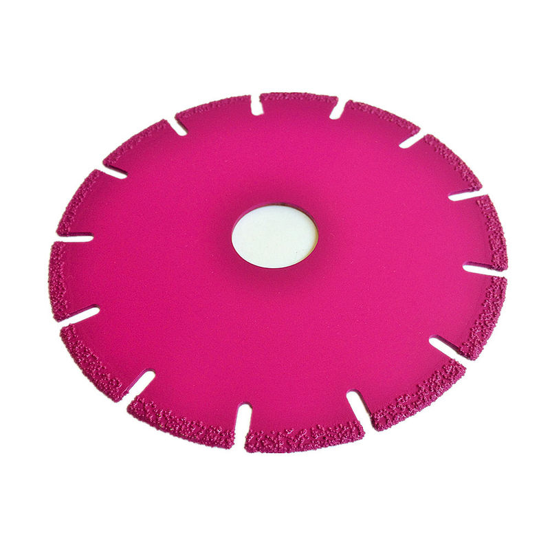 Il buon vuoto di sguardo 5inch 125×1.4/2.2×5×22.23×15T ha brasato il marmo di plastica ceramico della pietra di Diamond Grinding Cutting Disc For