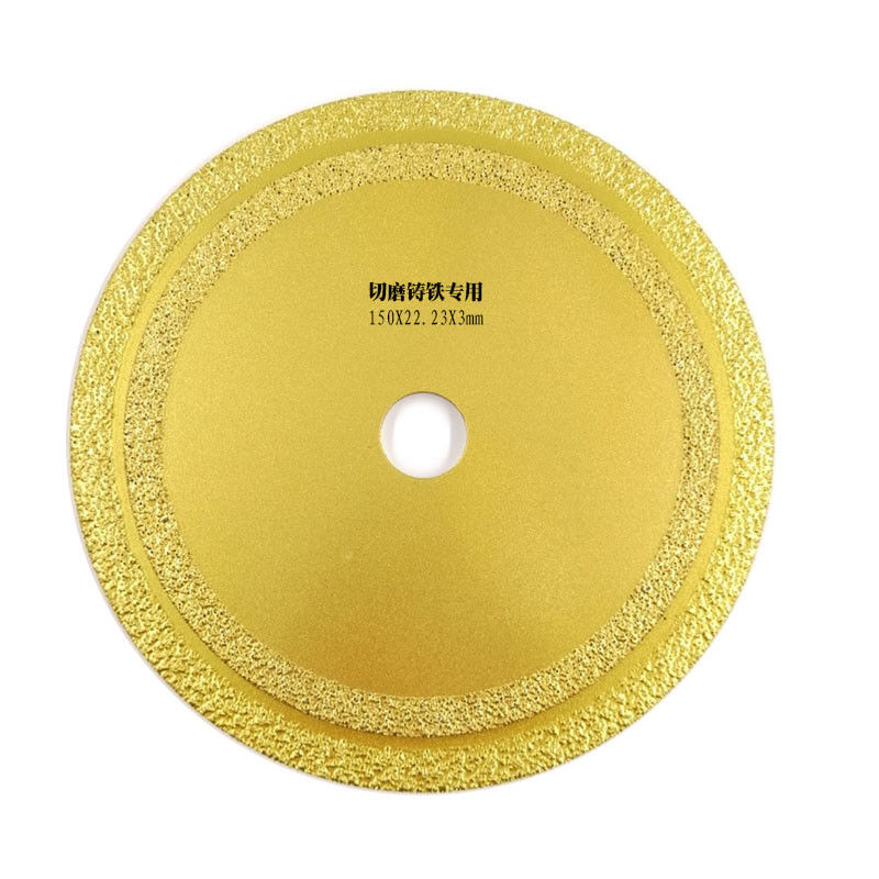 150×1.6×10×22.23mm Diamond Saw Blade For Cutting brasato vuoto l'emergenza di marmo del fuoco di acciaio inossidabile del metallo del ghisa