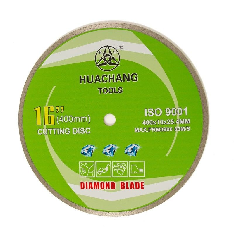 Scopo continuo freddo della stampa 16inch “400×2.6/3.4×10×25.4mm Rim Diamond Blade For For General, ceramico