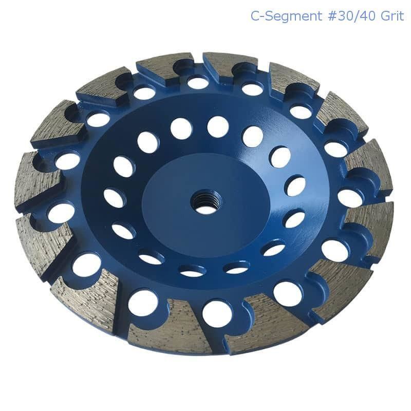 il laser di 180mm ha saldato Diamond Grinding Cup Wheel For segmentato concreto, materiale di pietra e da costruzione