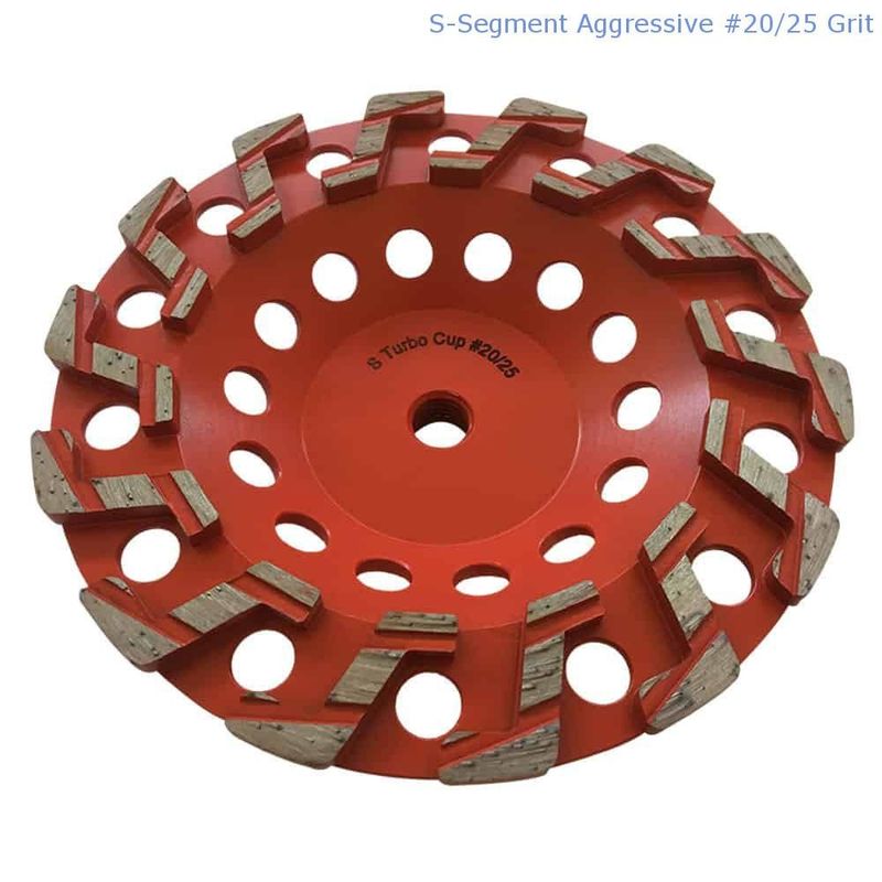 il laser di 150-230mm ha saldato Diamond Grinding Cup Wheel For segmentato concreto, materiale di pietra e da costruzione